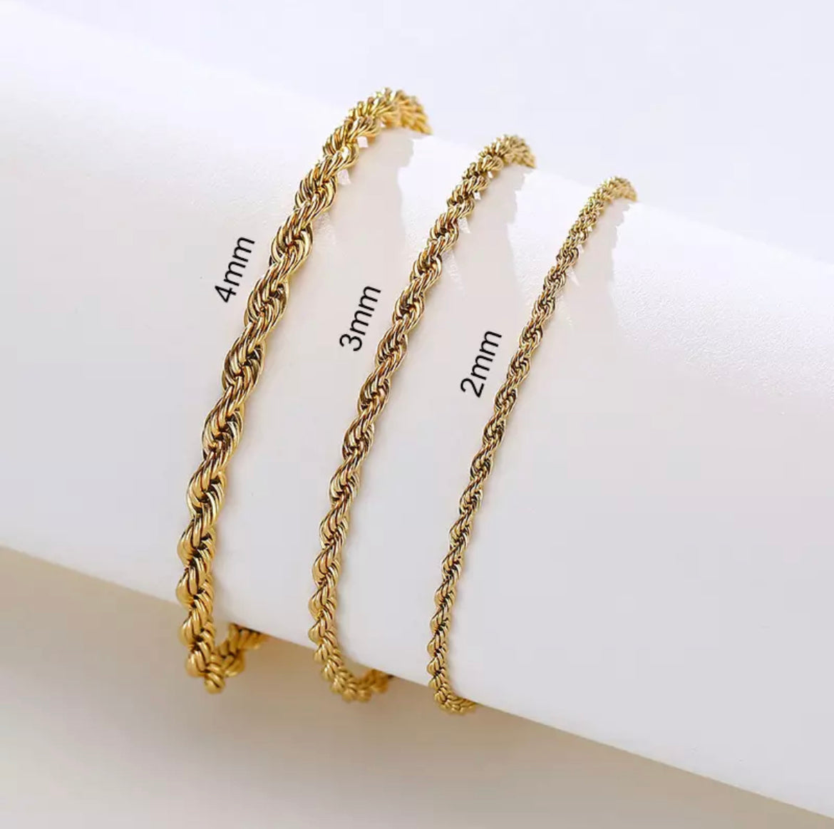 Gold Rope Bracelet