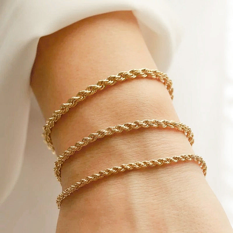 Gold Rope Bracelet