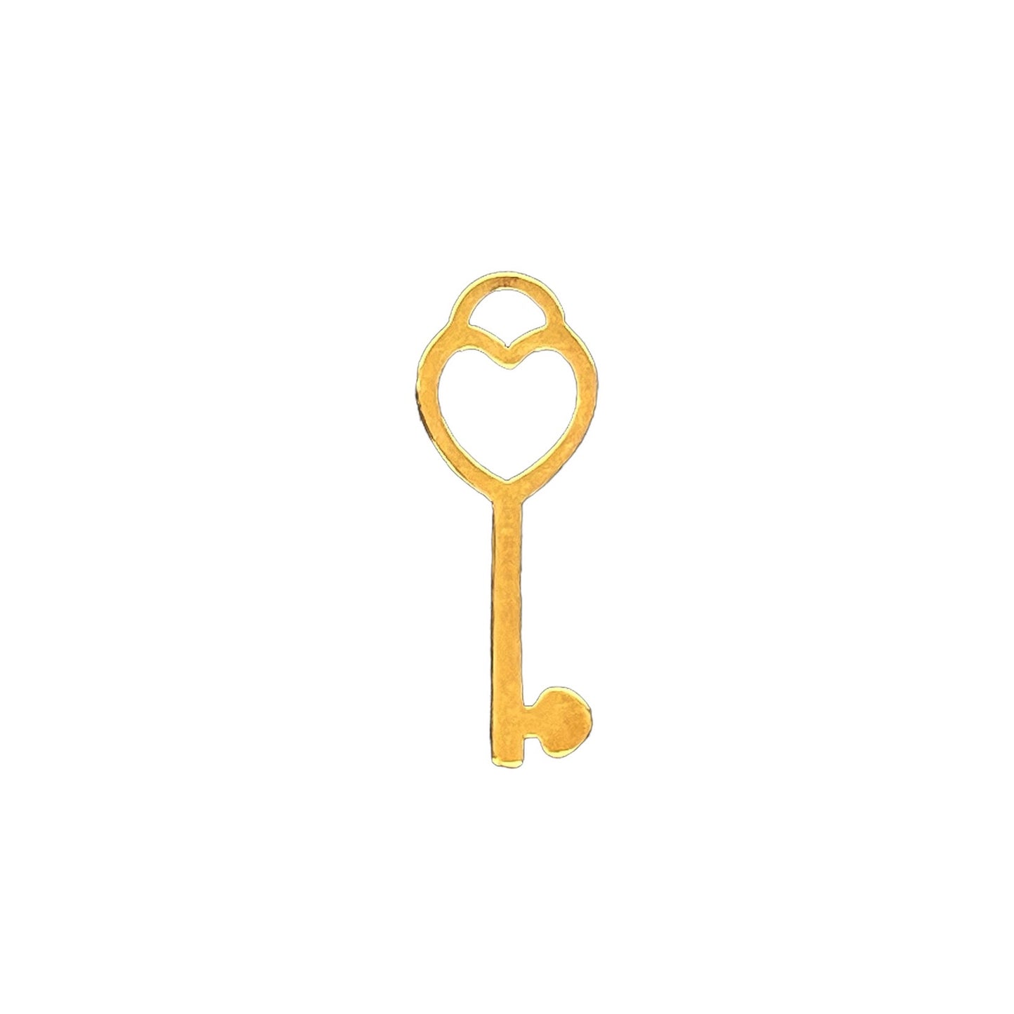 KEY HEART CHARM